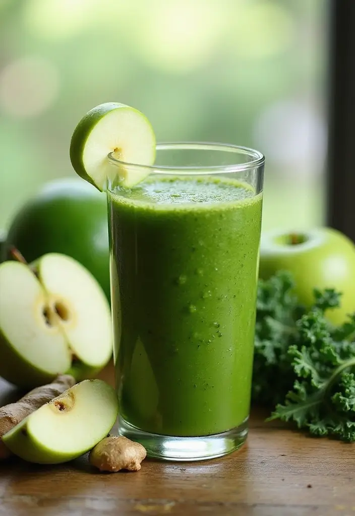 26 Lemon Ginger Smoothie Recipes for Immunity and Digestion 20 26 Lemon Ginger Smoothie Recipes for Immunity and Digestion - 4. Green Ginger Lemonade Smoothie