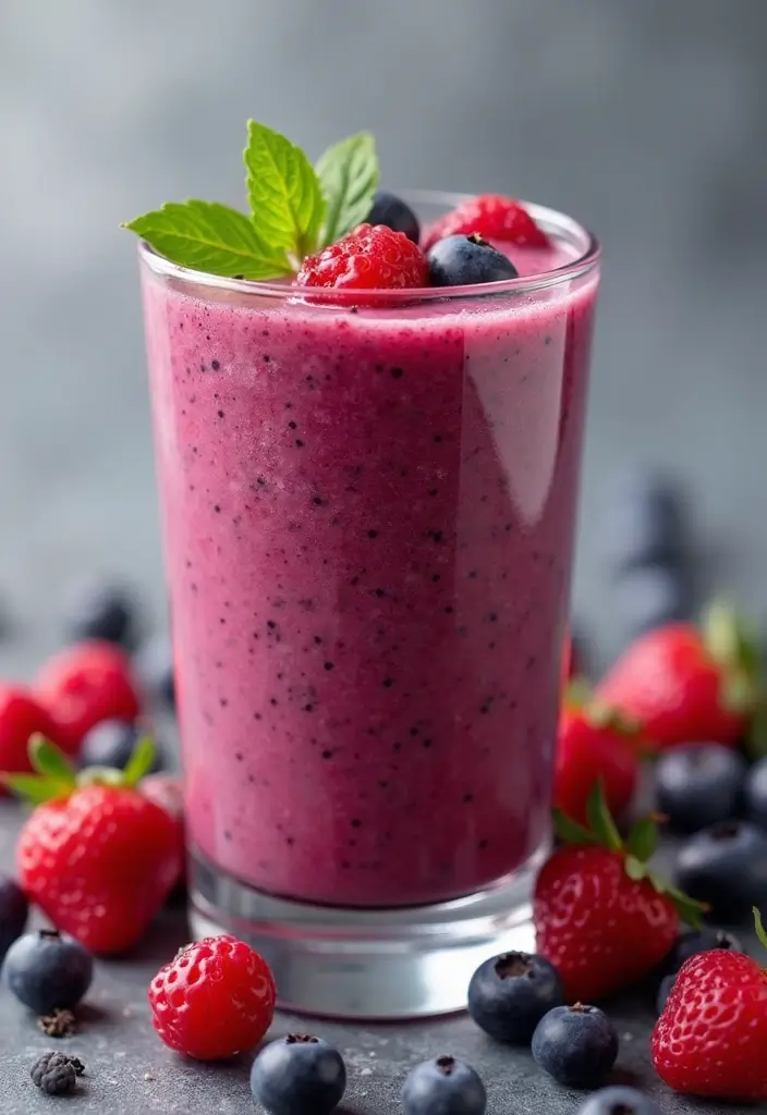 26 Lemon Ginger Smoothie Recipes for Immunity and Digestion 27 26 Lemon Ginger Smoothie Recipes for Immunity and Digestion - 5. Berry Lemon Ginger Smoothie