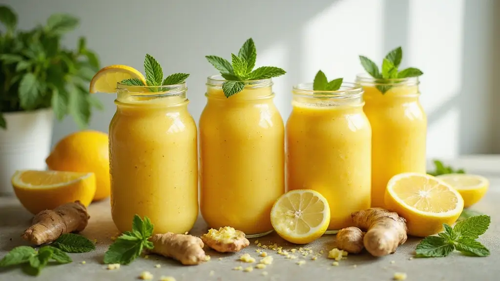 26 Lemon Ginger Smoothie Recipes for Immunity and Digestion