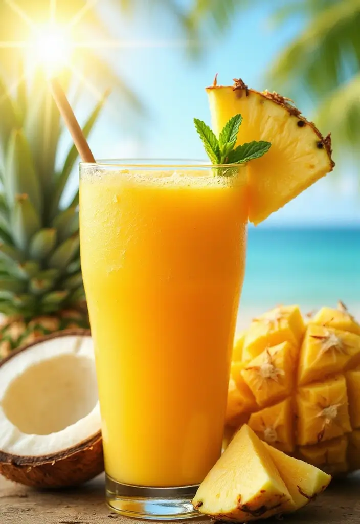 26 Smoothie Recipes with Chia Seeds for a Fiber and Omega-3 Boost 1 26 Smoothie Recipes with Chia Seeds for a Fiber and Omega-3 Boost - 1. Tropical Chia Smoothie