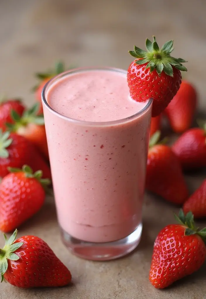 26 Smoothie Recipes with Chia Seeds for a Fiber and Omega-3 Boost 110 26 Smoothie Recipes with Chia Seeds for a Fiber and Omega-3 Boost - 18. Strawberry Chia Smoothie