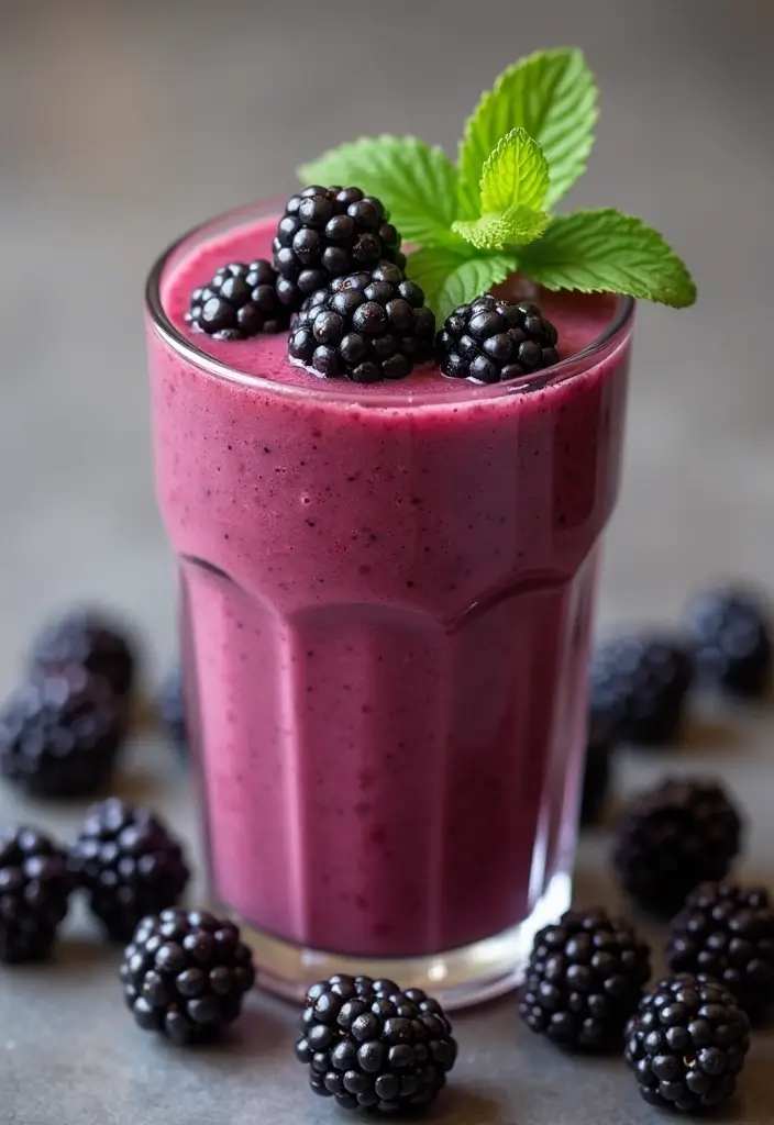 26 Smoothie Recipes with Chia Seeds for a Fiber and Omega-3 Boost 117 26 Smoothie Recipes with Chia Seeds for a Fiber and Omega-3 Boost - 19. Blackberry Chia Smoothie