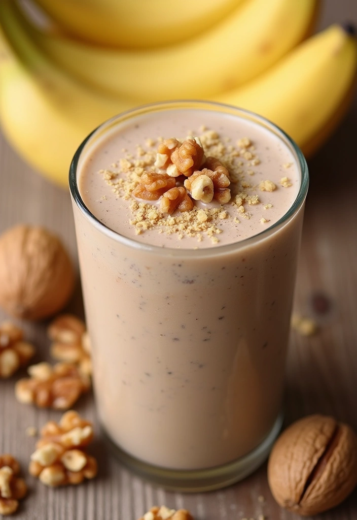 26 Smoothie Recipes with Chia Seeds for a Fiber and Omega-3 Boost 136 26 Smoothie Recipes with Chia Seeds for a Fiber and Omega-3 Boost - 22. Walnut Chia Smoothie