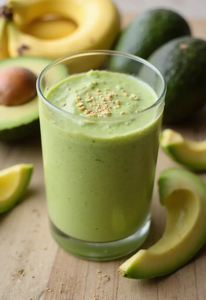 26 Smoothie Recipes with Chia Seeds for a Fiber and Omega-3 Boost 41 26 Smoothie Recipes with Chia Seeds for a Fiber and Omega-3 Boost - 7. Avocado Chia Smoothie