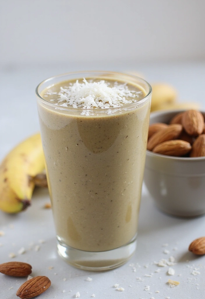 27 Banana Kale Smoothie Recipes for a Nutrient-Packed Drink 65 27 Banana Kale Smoothie Recipes for a Nutrient-Packed Drink - 13. Almond Joy Banana Kale Smoothie