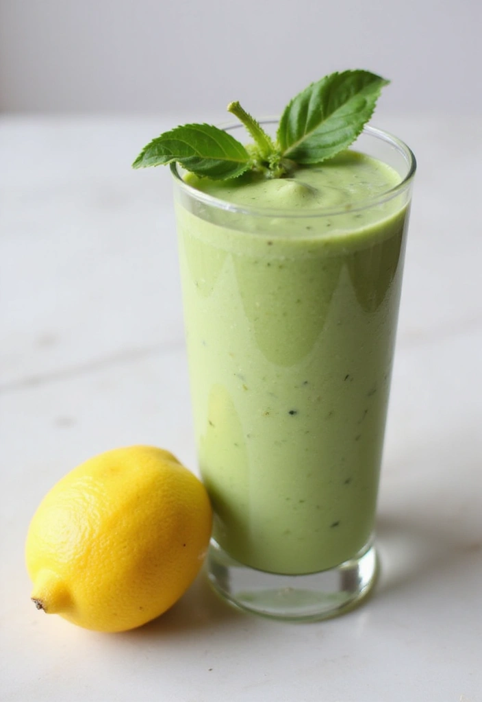 27 Banana Kale Smoothie Recipes for a Nutrient-Packed Drink 103 27 Banana Kale Smoothie Recipes for a Nutrient-Packed Drink - 19. Lemon Basil Banana Kale Smoothie