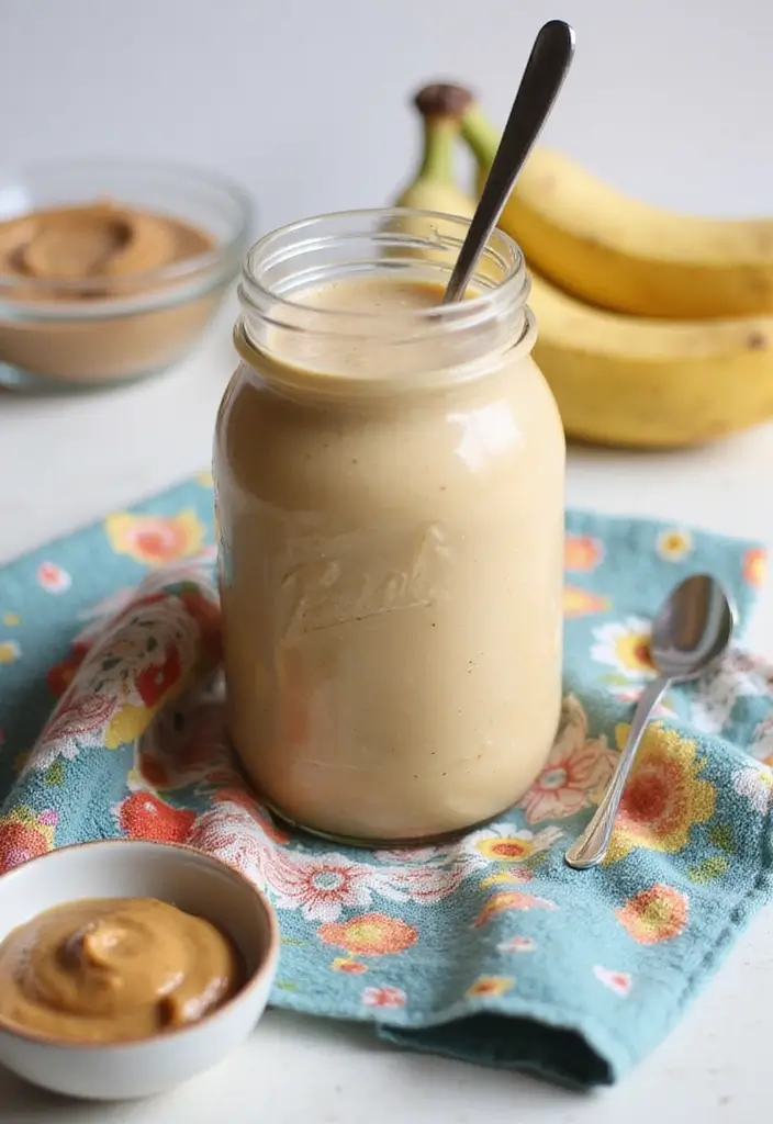 27 Banana Kale Smoothie Recipes for a Nutrient-Packed Drink 20 27 Banana Kale Smoothie Recipes for a Nutrient-Packed Drink - 4. Peanut Butter Banana Kale Smoothie
