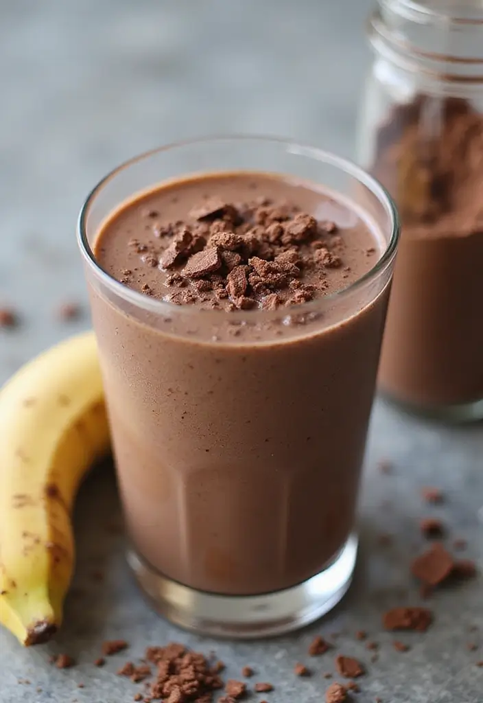27 Banana Kale Smoothie Recipes for a Nutrient-Packed Drink 27 27 Banana Kale Smoothie Recipes for a Nutrient-Packed Drink - 5. Chocolate Banana Kale Smoothie