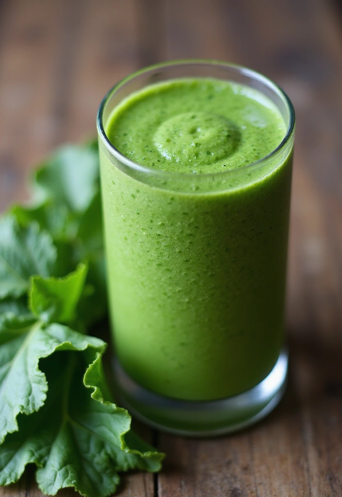 27 Belly Fat Smoothie Recipes That Support a Leaner Body 1 27 Belly Fat Smoothie Recipes That Support a Leaner Body - 1. Green Detox Smoothie