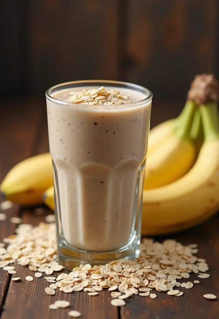 27 Belly Fat Smoothie Recipes That Support a Leaner Body 111 27 Belly Fat Smoothie Recipes That Support a Leaner Body - 17. Oatmeal Breakfast Smoothie