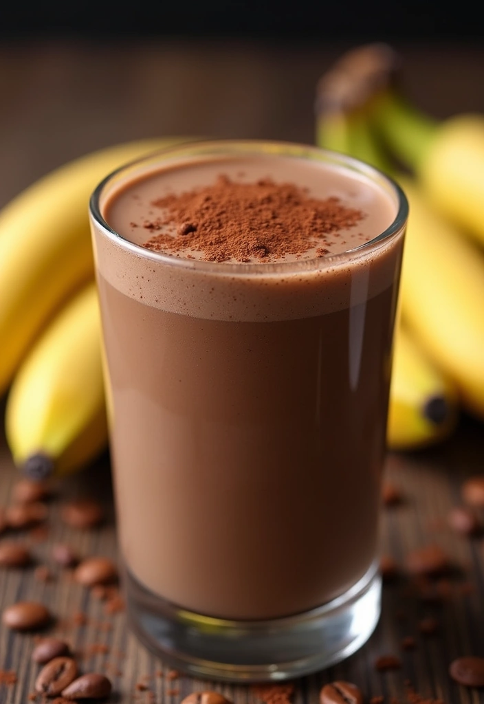 27 Belly Fat Smoothie Recipes That Support a Leaner Body 36 27 Belly Fat Smoothie Recipes That Support a Leaner Body - 6. Chocolate Banana Smoothie