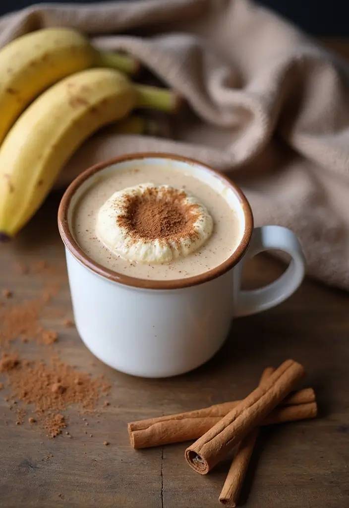 27 Frozen Banana Smoothie Recipes That Are Creamy and Delicious 62 27 Frozen Banana Smoothie Recipes That Are Creamy and Delicious - 10. Cinnamon Roll Banana Smoothie