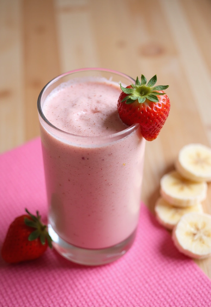 27 Frozen Banana Smoothie Recipes That Are Creamy and Delicious 83 27 Frozen Banana Smoothie Recipes That Are Creamy and Delicious - 13. Strawberry-Banana Protein Smoothie