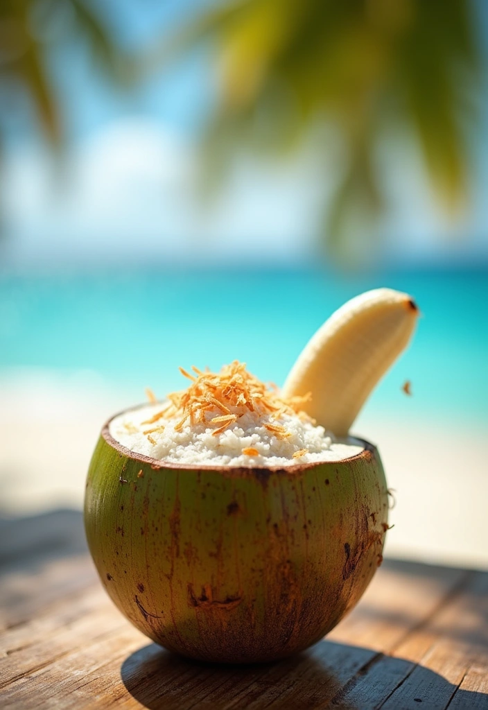 27 Frozen Banana Smoothie Recipes That Are Creamy and Delicious 97 27 Frozen Banana Smoothie Recipes That Are Creamy and Delicious - 15. Coconut Banana Smoothie