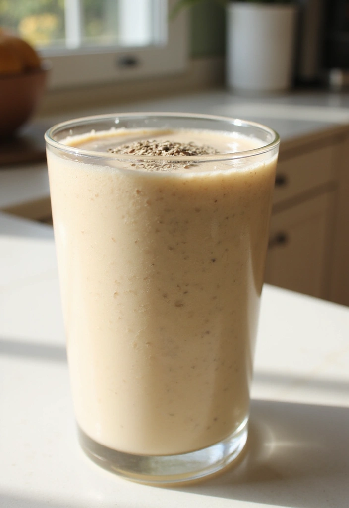 27 Frozen Banana Smoothie Recipes That Are Creamy and Delicious 111 27 Frozen Banana Smoothie Recipes That Are Creamy and Delicious - 17. Vanilla Chia Banana Smoothie