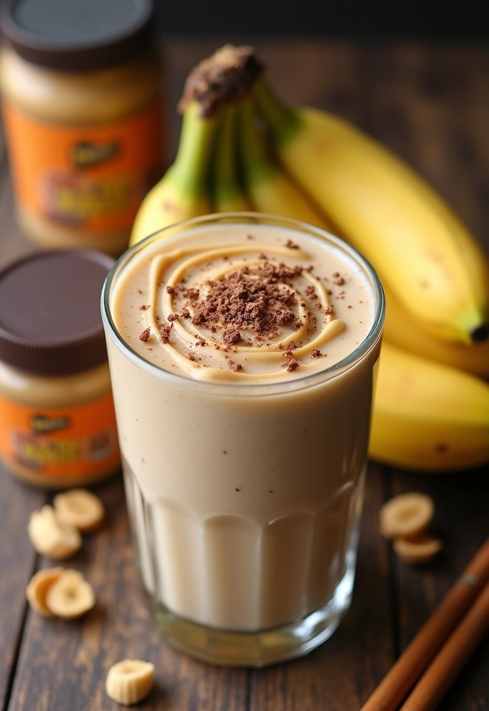 27 Frozen Banana Smoothie Recipes That Are Creamy and Delicious 15 27 Frozen Banana Smoothie Recipes That Are Creamy and Delicious - 3. Peanut Butter Banana Bliss