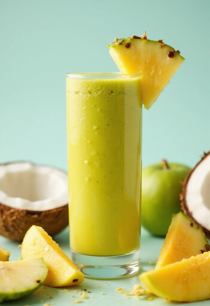 27 Pea Protein Powder Smoothie Recipes for Clean Plant-Based Energy 1 27 Pea Protein Powder Smoothie Recipes for Clean Plant-Based Energy - 1. Tropical Pea Protein Powerhouse