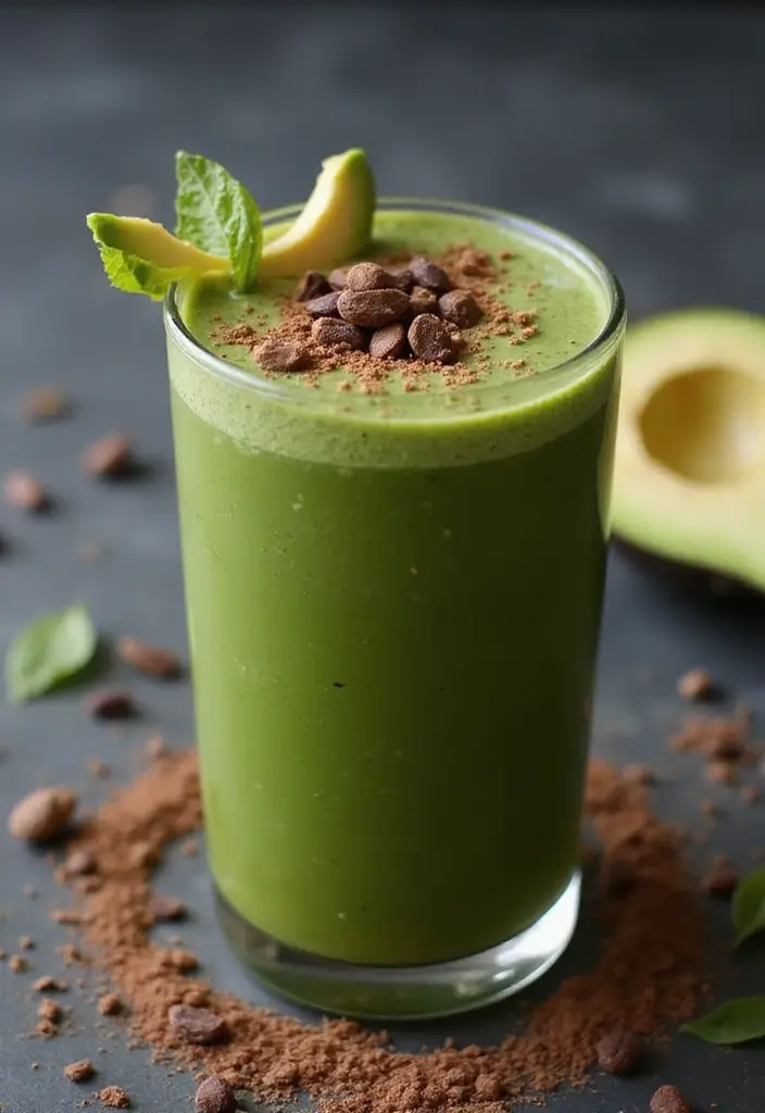 27 Pea Protein Powder Smoothie Recipes for Clean Plant-Based Energy 111 27 Pea Protein Powder Smoothie Recipes for Clean Plant-Based Energy - 17. Chocolate Avocado Smoothie