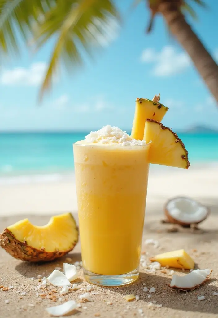 27 Pea Protein Powder Smoothie Recipes for Clean Plant-Based Energy 123 27 Pea Protein Powder Smoothie Recipes for Clean Plant-Based Energy - 19. Pina Colada Protein Shake
