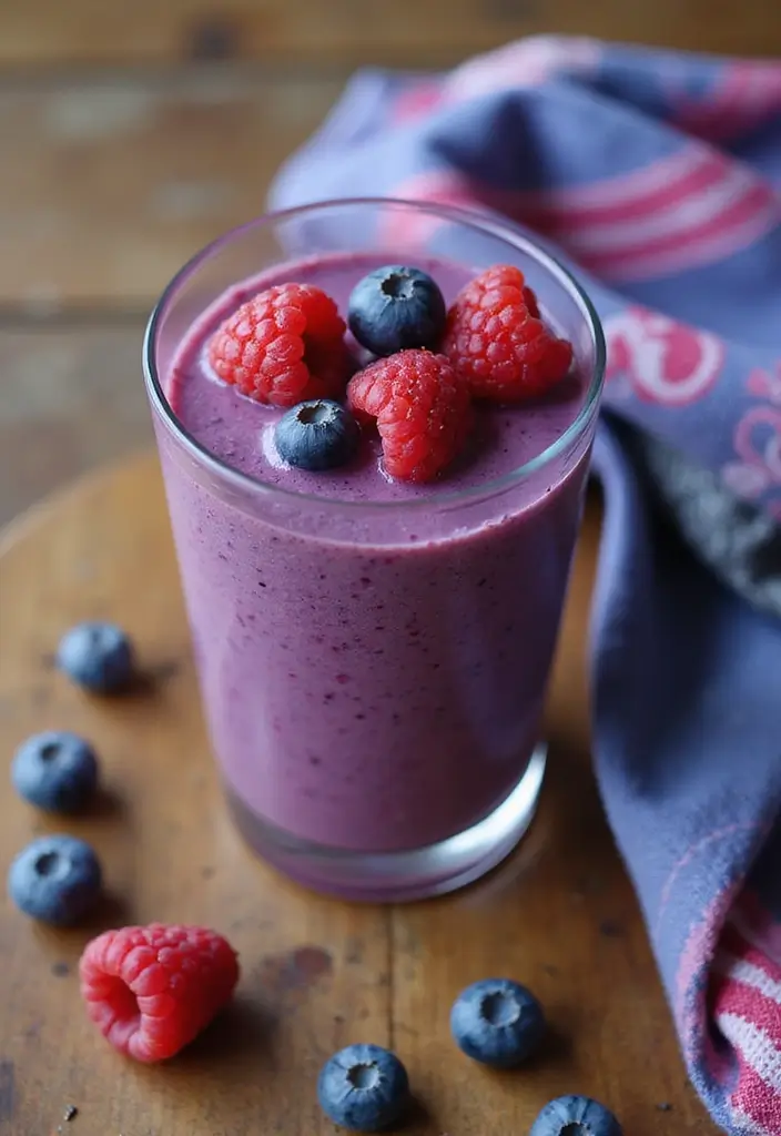 27 Pea Protein Powder Smoothie Recipes for Clean Plant-Based Energy 8 27 Pea Protein Powder Smoothie Recipes for Clean Plant-Based Energy - 2. Berry Bliss Pea Protein Smoothie
