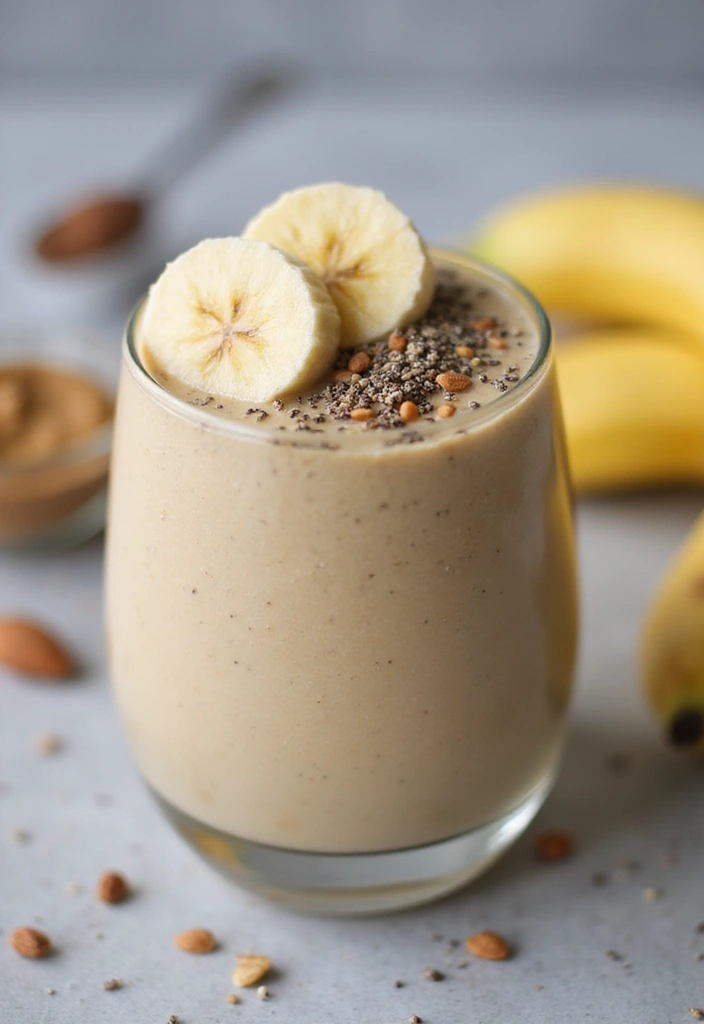27 Smoothie Recipes for Healthy Weight Gain with Natural Ingredients 1 27 Smoothie Recipes for Healthy Weight Gain with Natural Ingredients - 1. Banana Almond Butter Smoothie