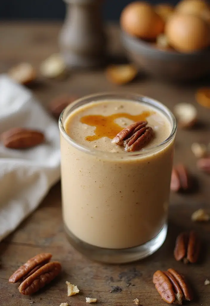 27 Smoothie Recipes for Healthy Weight Gain with Natural Ingredients 132 27 Smoothie Recipes for Healthy Weight Gain with Natural Ingredients - 20. Maple Pecan Smoothie