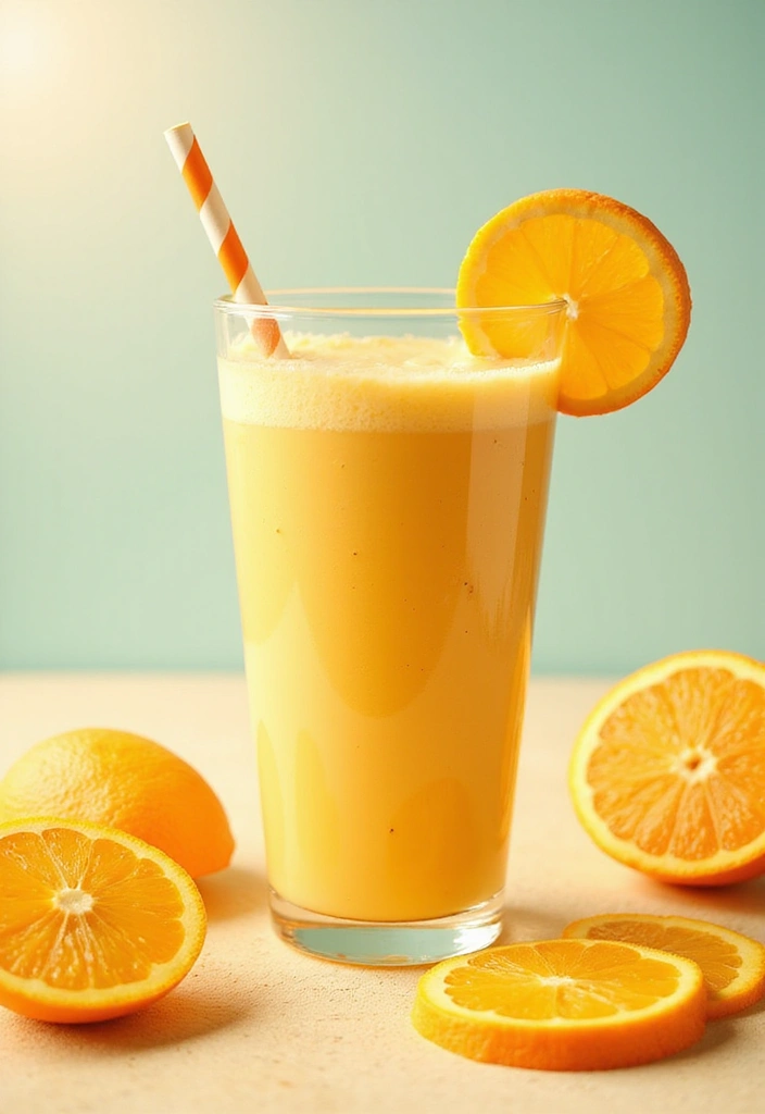 27 Smoothie Recipes for Healthy Weight Gain with Natural Ingredients 144 27 Smoothie Recipes for Healthy Weight Gain with Natural Ingredients - 22. Orange Creamsicle Smoothie