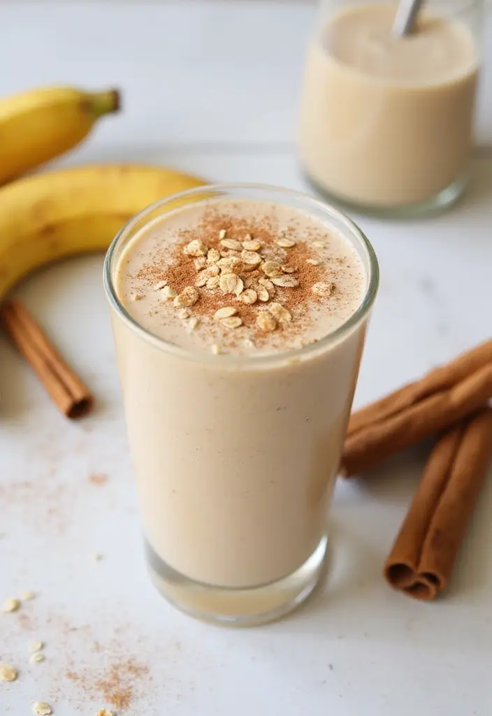 27 Smoothie Recipes for Healthy Weight Gain with Natural Ingredients 50 27 Smoothie Recipes for Healthy Weight Gain with Natural Ingredients - 8. Cinnamon Roll Smoothie