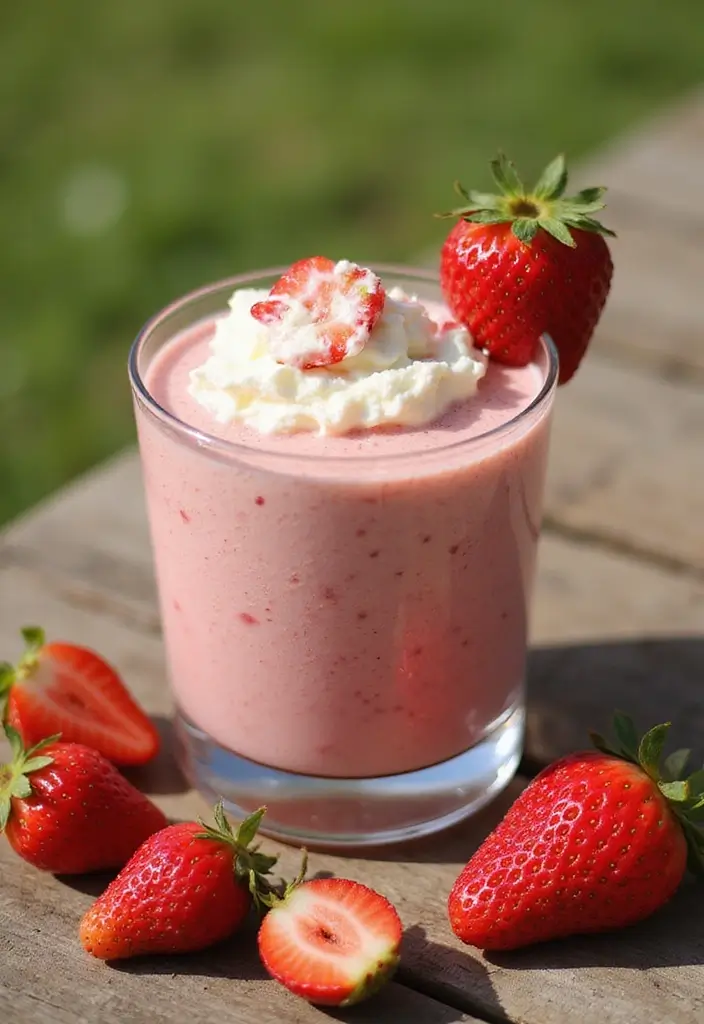 27 Smoothie Recipes for Healthy Weight Gain with Natural Ingredients 57 27 Smoothie Recipes for Healthy Weight Gain with Natural Ingredients - 9. Strawberry Shortcake Smoothie