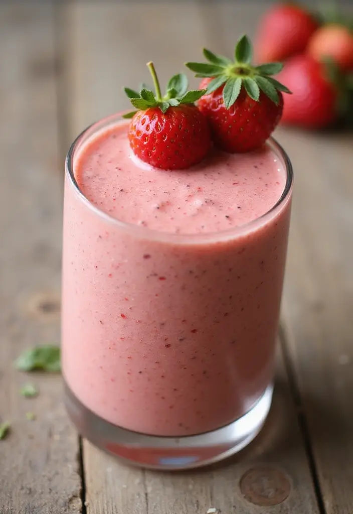 27 Spinach Smoothie Recipes for Kids That Actually Taste Good 131 27 Spinach Smoothie Recipes for Kids That Actually Taste Good - 21. Spinach and Strawberry Smoothie