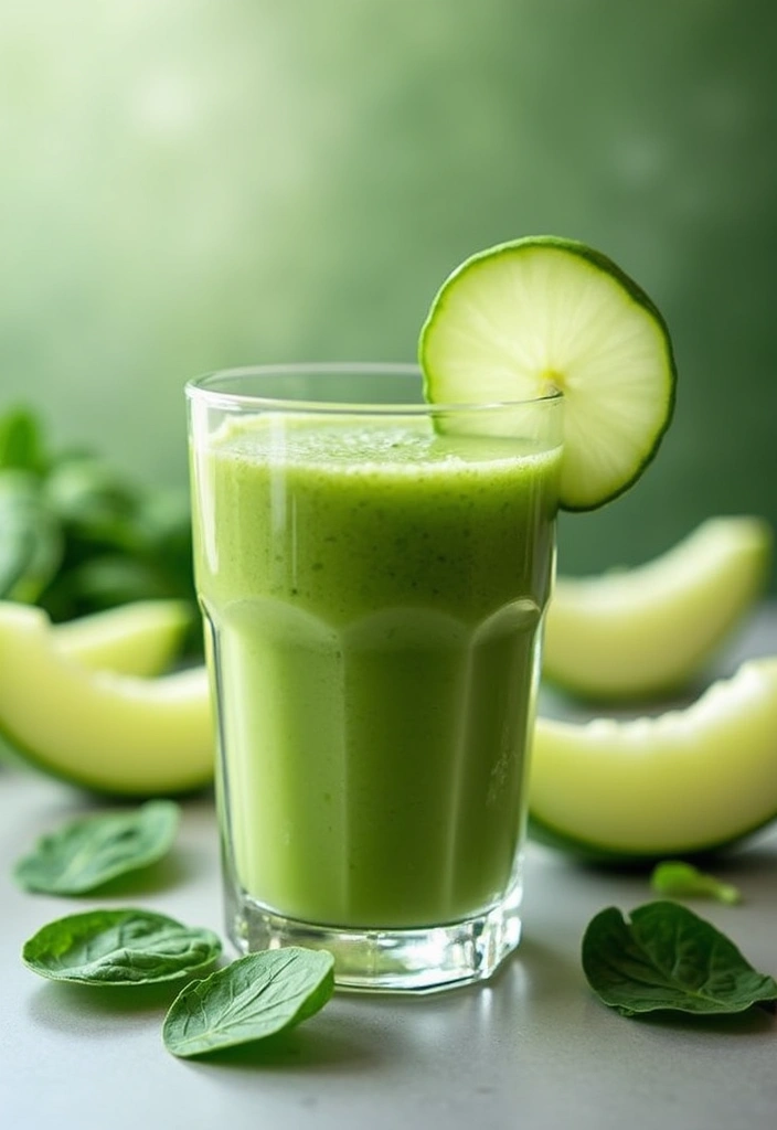 27 Spinach Smoothie Recipes for Kids That Actually Taste Good 152 27 Spinach Smoothie Recipes for Kids That Actually Taste Good - 24. Spinach and Honeydew Smoothie