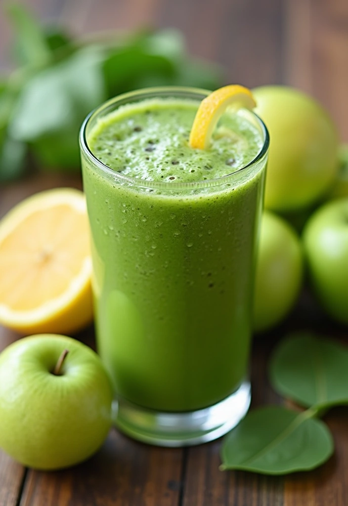 27 Spinach Smoothie Recipes for Kids That Actually Taste Good 20 27 Spinach Smoothie Recipes for Kids That Actually Taste Good - 4. Green Apple Spinach Smoothie