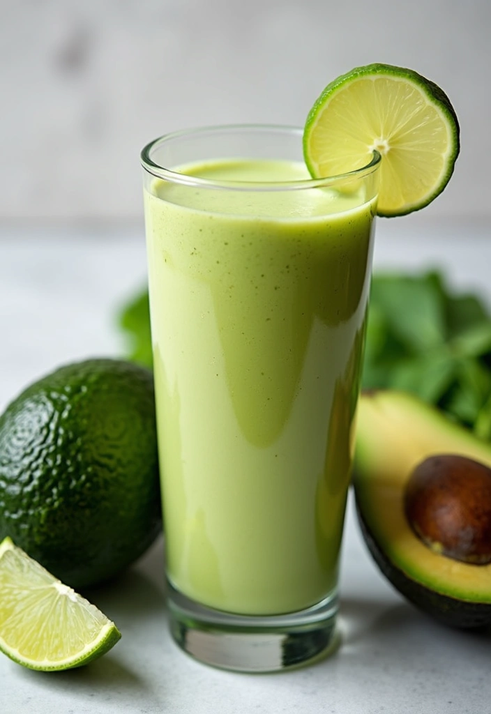 27 Spinach Smoothie Recipes for Kids That Actually Taste Good 34 27 Spinach Smoothie Recipes for Kids That Actually Taste Good - 6. Spinach Avocado Smoothie