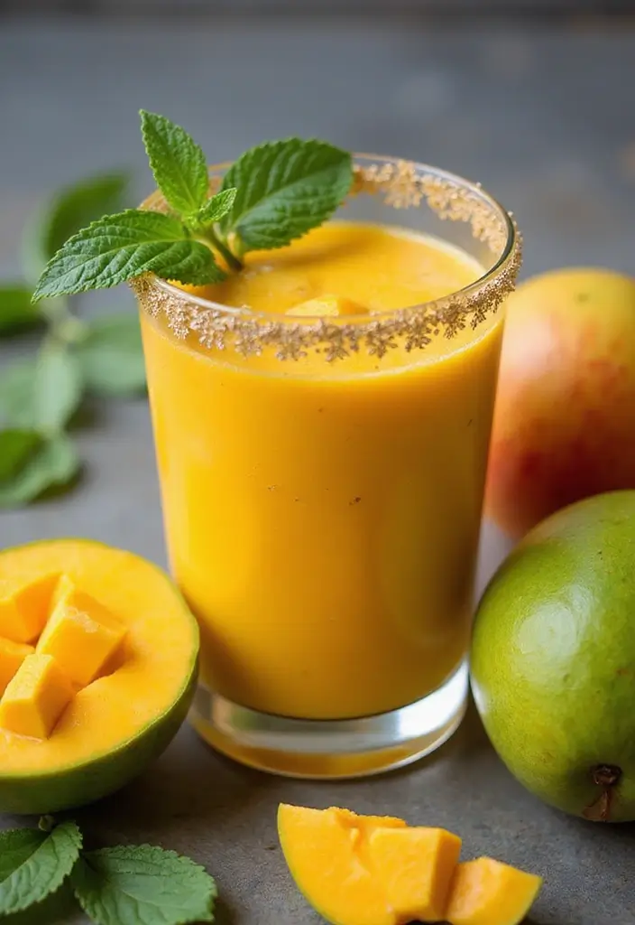 27 Spinach Smoothie Recipes for Kids That Actually Taste Good 39 27 Spinach Smoothie Recipes for Kids That Actually Taste Good - 7. Spinach Mango Lassi