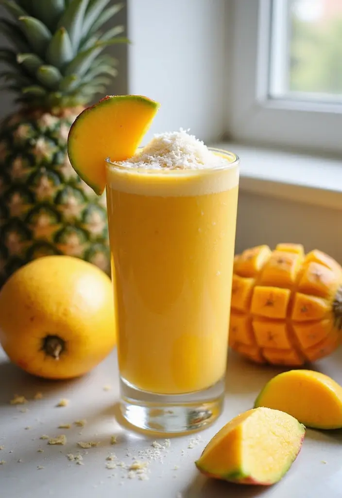 28 Beast Blender Smoothie Recipes to Maximize Nutrition Fast 70 28 Beast Blender Smoothie Recipes to Maximize Nutrition Fast - 12. Mango Coconut Smoothie