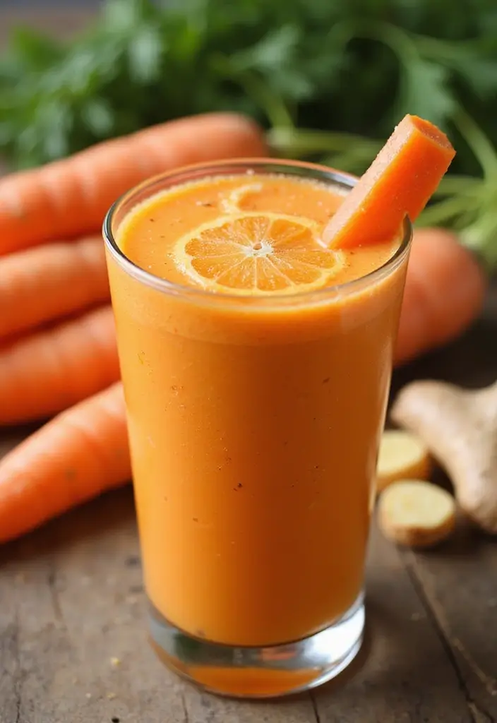 28 Beast Blender Smoothie Recipes to Maximize Nutrition Fast 126 28 Beast Blender Smoothie Recipes to Maximize Nutrition Fast - 21. Carrot Ginger Smoothie