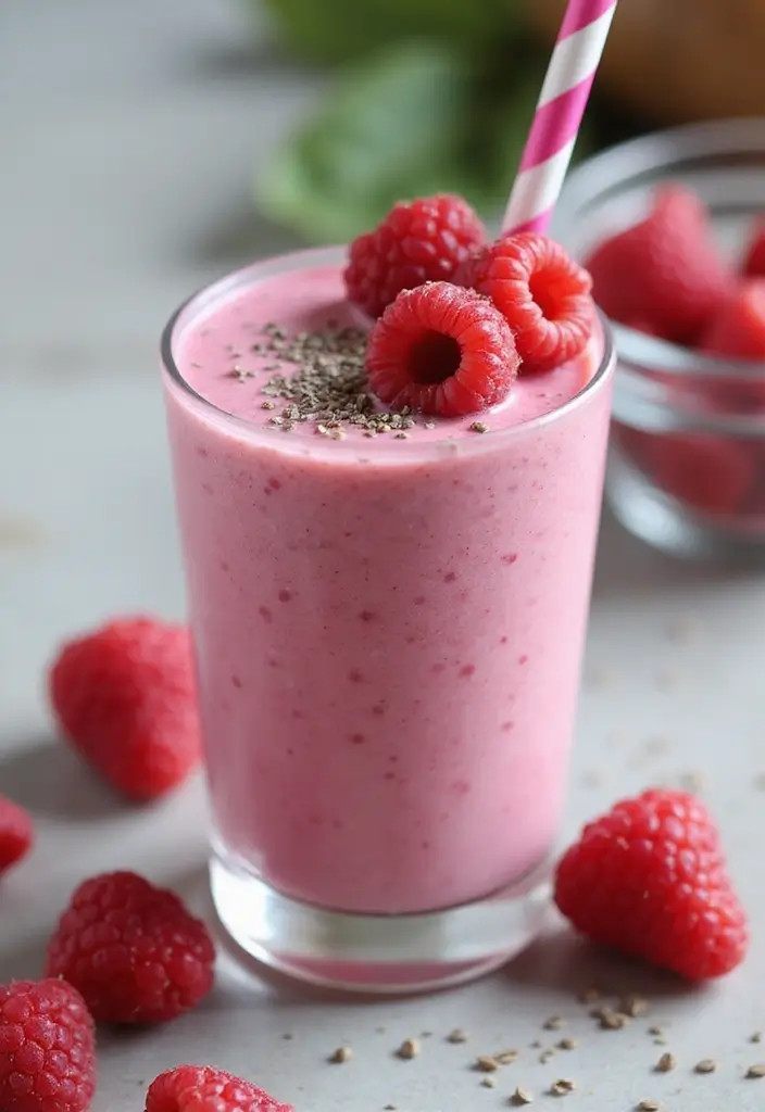 28 Beast Blender Smoothie Recipes to Maximize Nutrition Fast 134 28 Beast Blender Smoothie Recipes to Maximize Nutrition Fast - 23. Raspberry Chia Smoothie