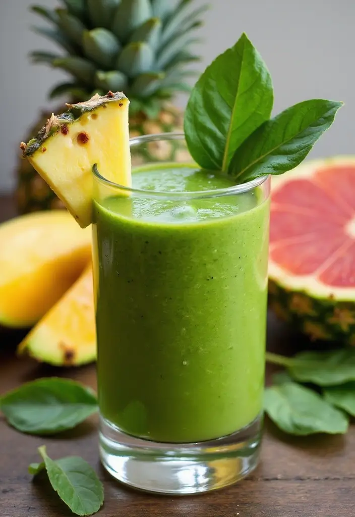 28 Beast Blender Smoothie Recipes to Maximize Nutrition Fast 141 28 Beast Blender Smoothie Recipes to Maximize Nutrition Fast - 24. Tropical Green Smoothie