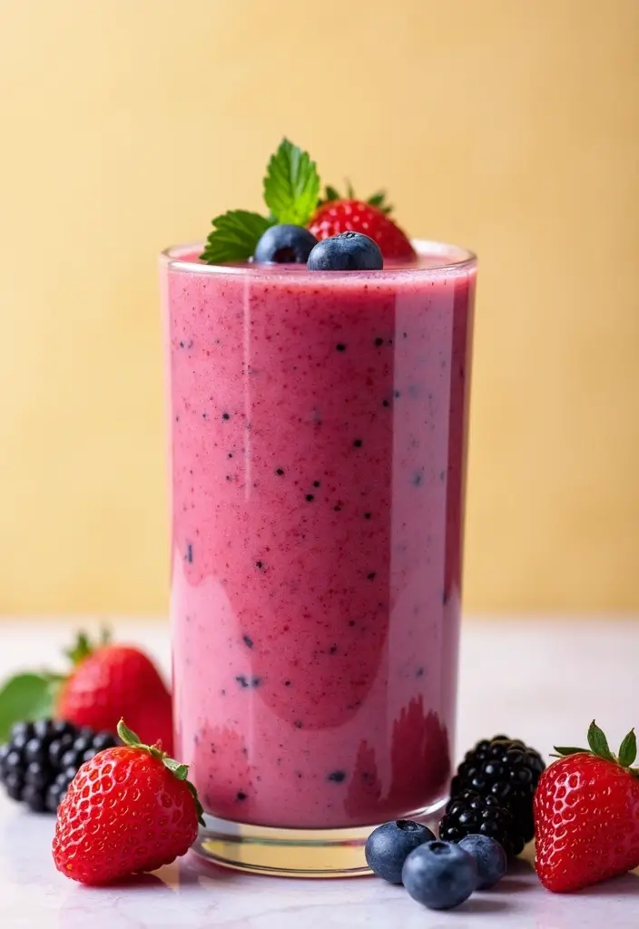 28 Beast Blender Smoothie Recipes to Maximize Nutrition Fast 11 28 Beast Blender Smoothie Recipes to Maximize Nutrition Fast - 3. Berry Bliss Smoothie