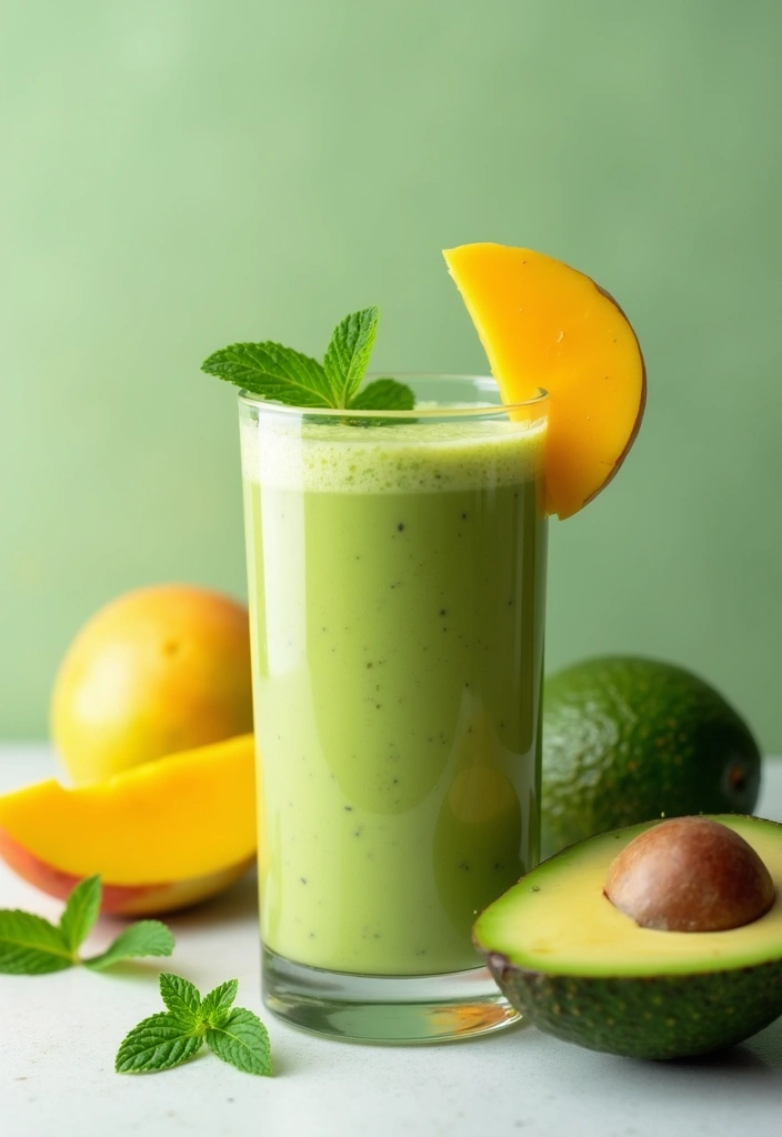 28 Beast Blender Smoothie Recipes to Maximize Nutrition Fast 25 28 Beast Blender Smoothie Recipes to Maximize Nutrition Fast - 5. Avocado Mango Smoothie
