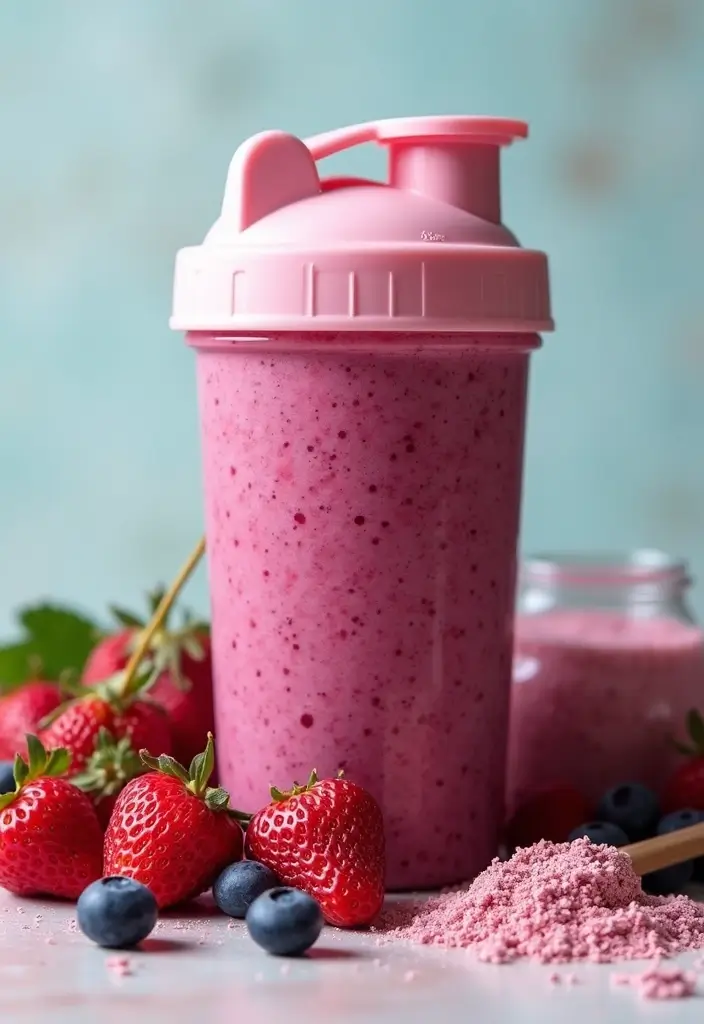 28 Beast Blender Smoothie Recipes to Maximize Nutrition Fast 30 28 Beast Blender Smoothie Recipes to Maximize Nutrition Fast - 6. Protein-Packed Berry Smoothie