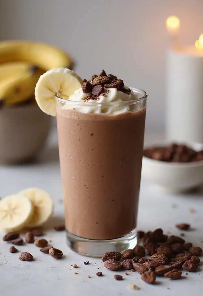 28 Chocolate Protein Smoothie Recipes That Feel Like a Treat 125 28 Chocolate Protein Smoothie Recipes That Feel Like a Treat - 19. Chocolate Cacao Nib Smoothie