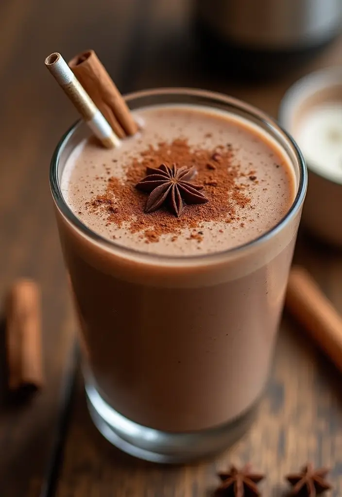 28 Chocolate Protein Smoothie Recipes That Feel Like a Treat 41 28 Chocolate Protein Smoothie Recipes That Feel Like a Treat - 7. Chocolate Chai Smoothie