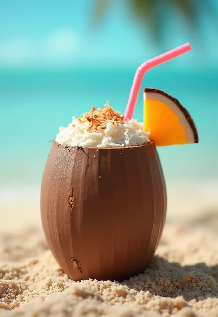 28 Chocolate Protein Smoothie Recipes That Feel Like a Treat 48 28 Chocolate Protein Smoothie Recipes That Feel Like a Treat - 8. Chocolate Coconut Protein Smoothie