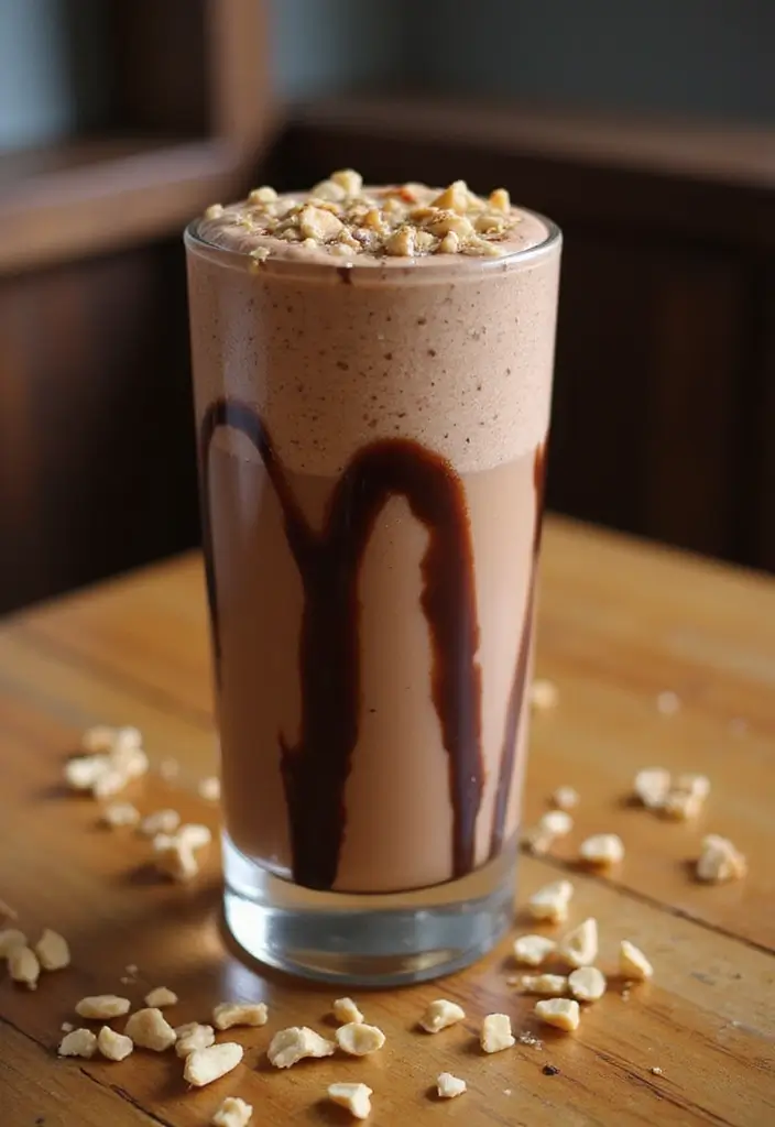 28 Chocolate Protein Smoothie Recipes That Feel Like a Treat 55 28 Chocolate Protein Smoothie Recipes That Feel Like a Treat - 9. Chocolate Peanut Butter Fantasy Smoothie