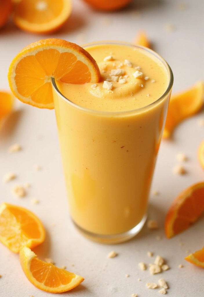 28 Easy Smoothie Recipes with Yogurt for a Creamy and Nutritious Treat 71 28 Easy Smoothie Recipes with Yogurt for a Creamy and Nutritious Treat - 11. Orange Creamsicle Yogurt Smoothie