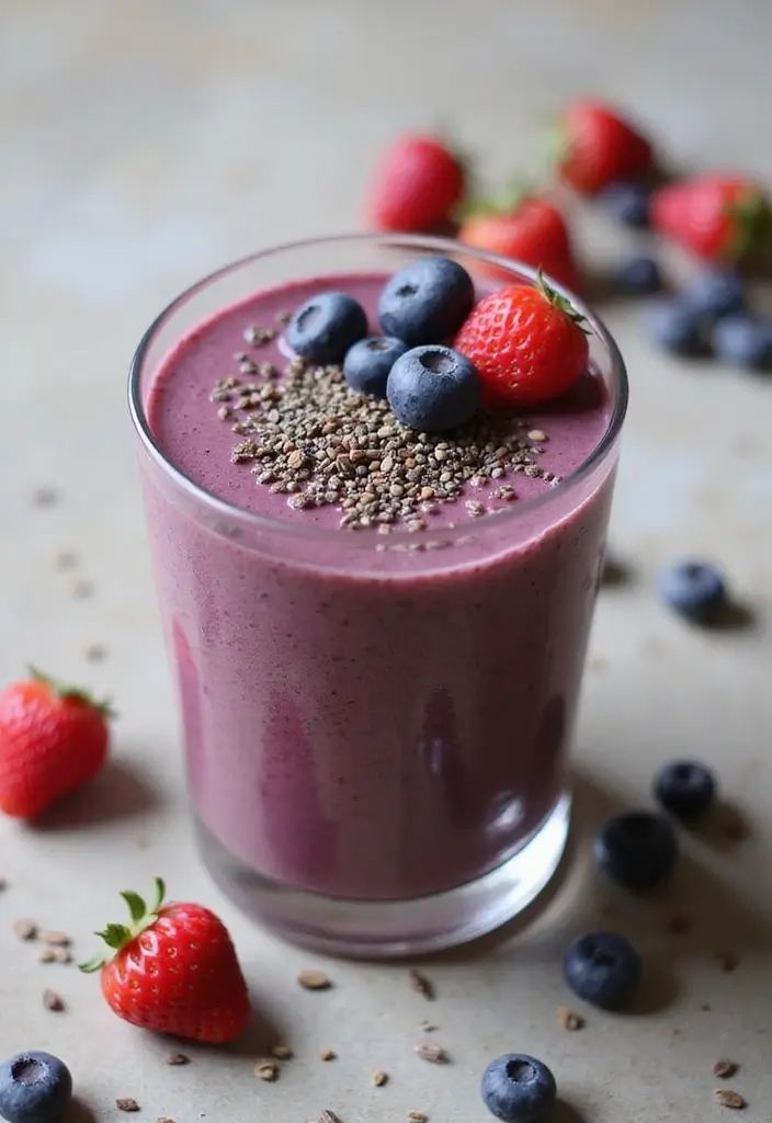 28 Easy Smoothie Recipes with Yogurt for a Creamy and Nutritious Treat 155 28 Easy Smoothie Recipes with Yogurt for a Creamy and Nutritious Treat - 23. Chia Seed Yogurt Smoothie