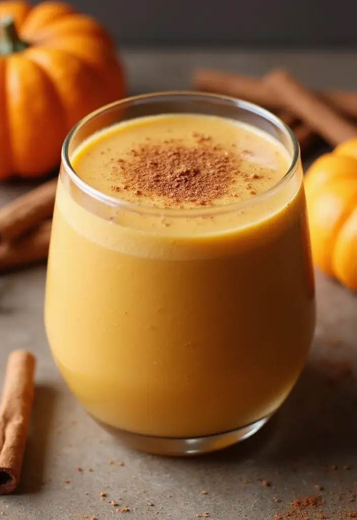 28 Easy Smoothie Recipes with Yogurt for a Creamy and Nutritious Treat 169 28 Easy Smoothie Recipes with Yogurt for a Creamy and Nutritious Treat - 25. Pumpkin Spice Yogurt Smoothie