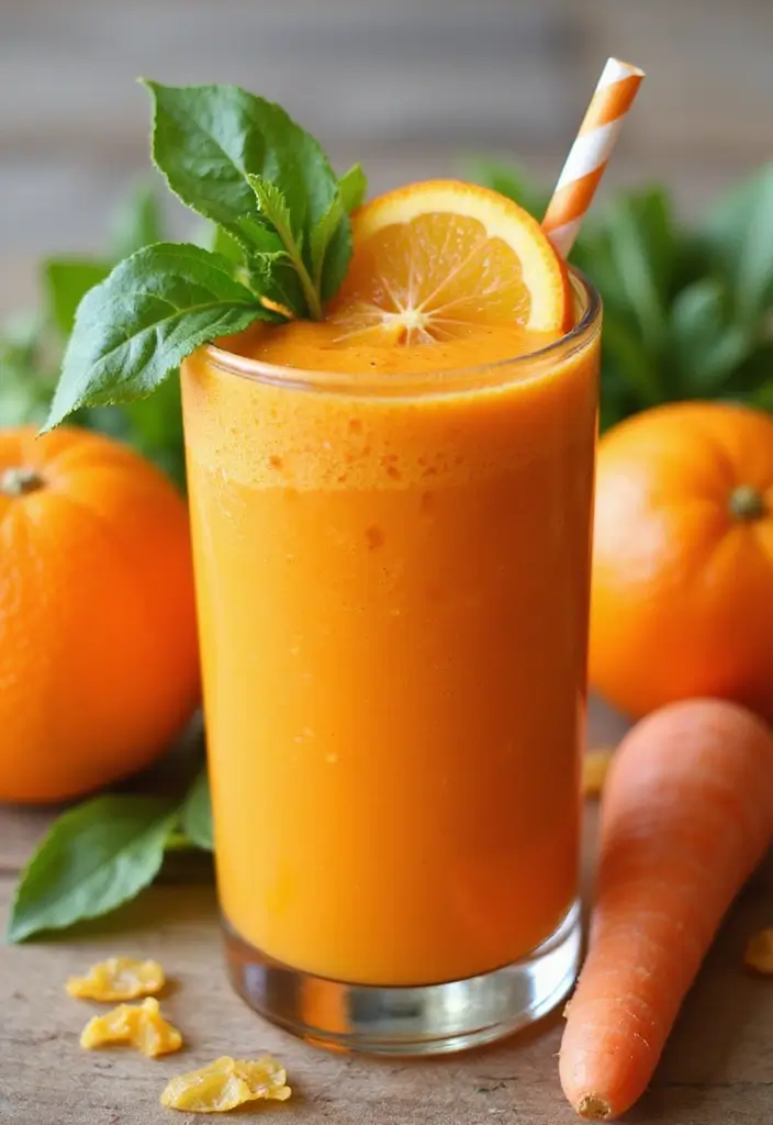 28 Green Protein Smoothie Recipes for Fitness and Focus 60 28 Green Protein Smoothie Recipes for Fitness and Focus - 10. Orange Spinach Sunrise Smoothie