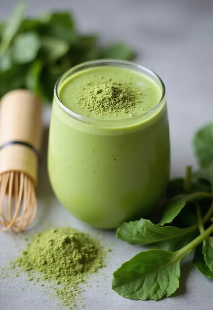 28 Green Protein Smoothie Recipes for Fitness and Focus 72 28 Green Protein Smoothie Recipes for Fitness and Focus - 12. Matcha Green Tea Protein Smoothie